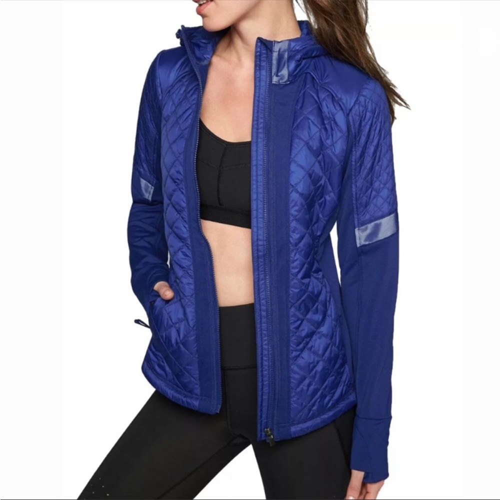 Athleta 💙Rock Springs 💙 Jacket Bodega Blue Sz M Quilted